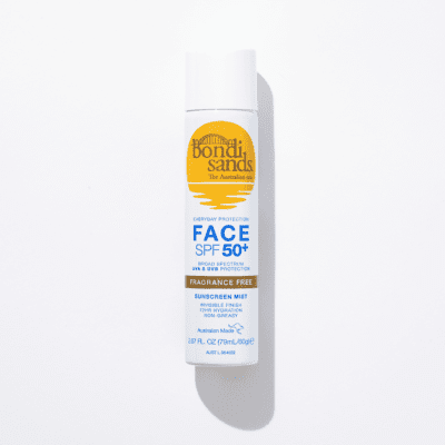 Bondi Sands Fragrance Free Sunscreen Face Mist SPF 50+
