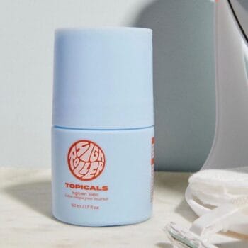 A lightweight serum for your face, armpits, and bikini area to soothe, calm, and comfort irritated skin, and discourage the formation of visible bumps from ingrown hairs.