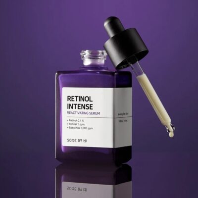 This serum is infused with retinol, retinal and bakuchiol to boost skin elasticity and reduce signs of aging.